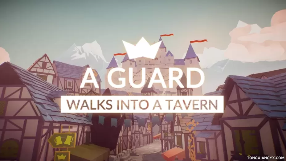 a guard walks into a tavern.webp